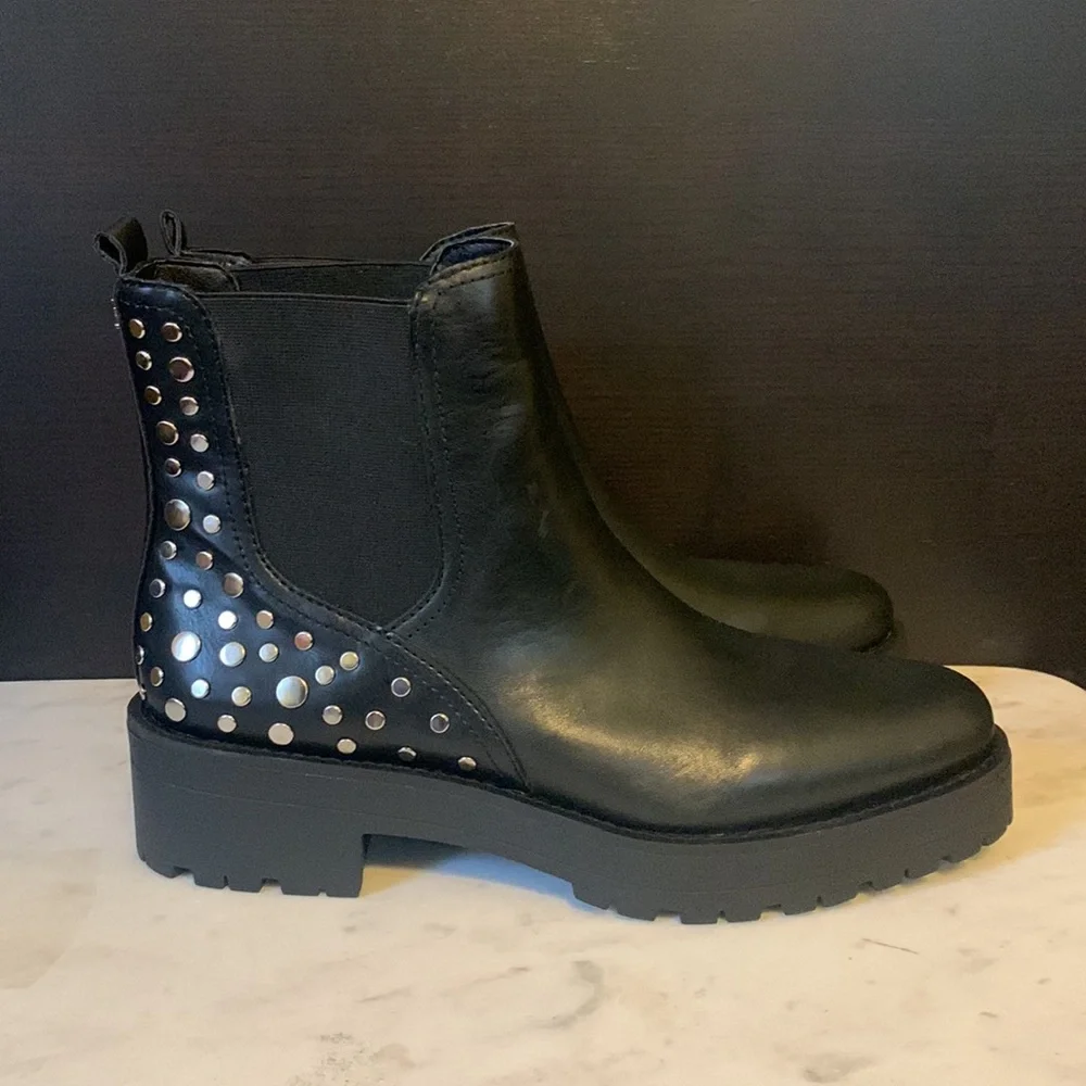 Sam Edelman Jayln Platform Studded Lug Sole Chelsea Boot